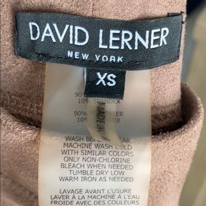 David Lerner faux suede leggings